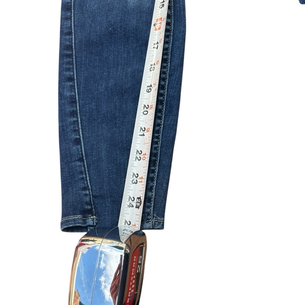 7FAMK 7 For All Mankind Roxanne Ankle Slim Cigarette Denim Jeans size 25, NWT! - Picture 4 of 9